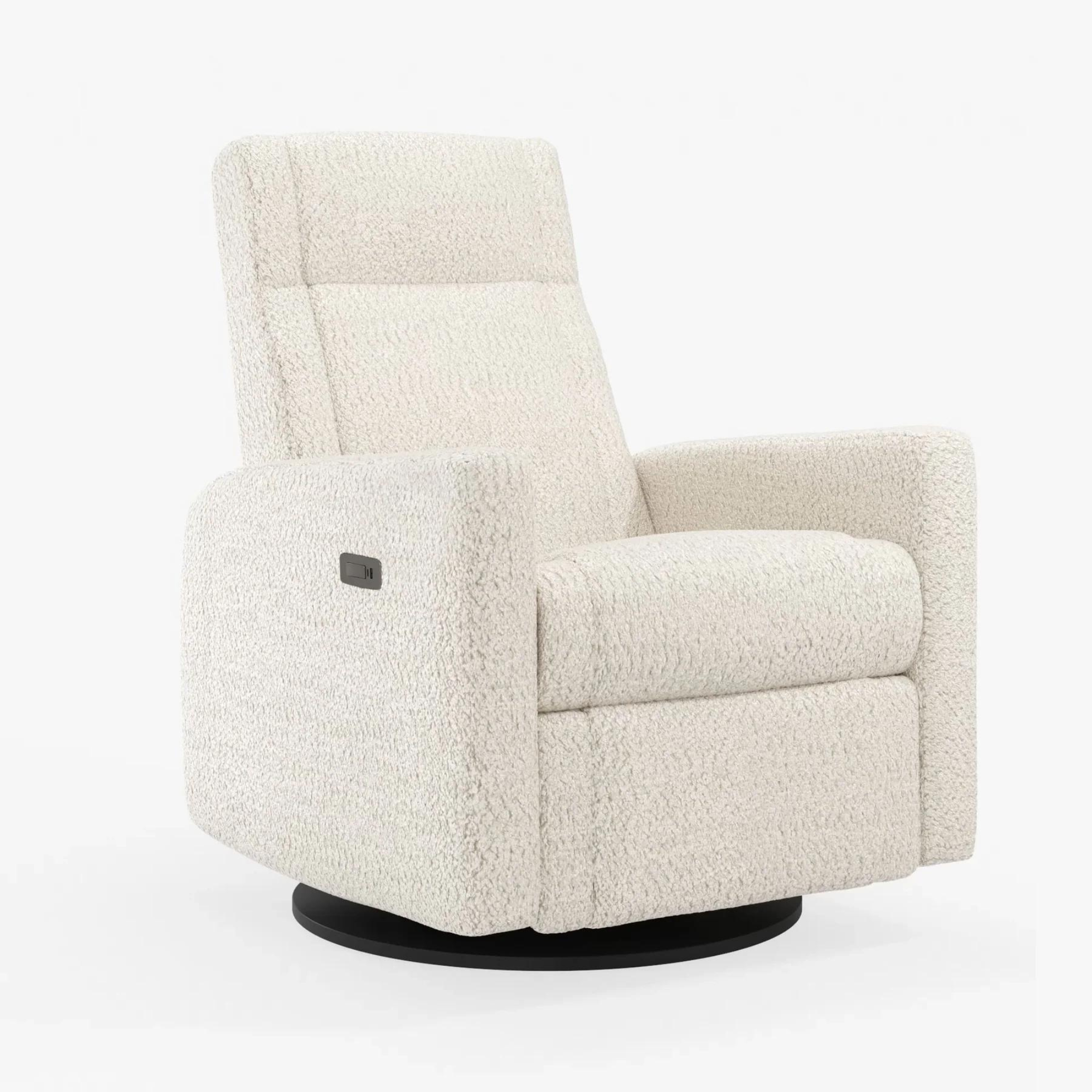 JAYMAR Nelly Swivel Motorized Glider & Recliner with footrest