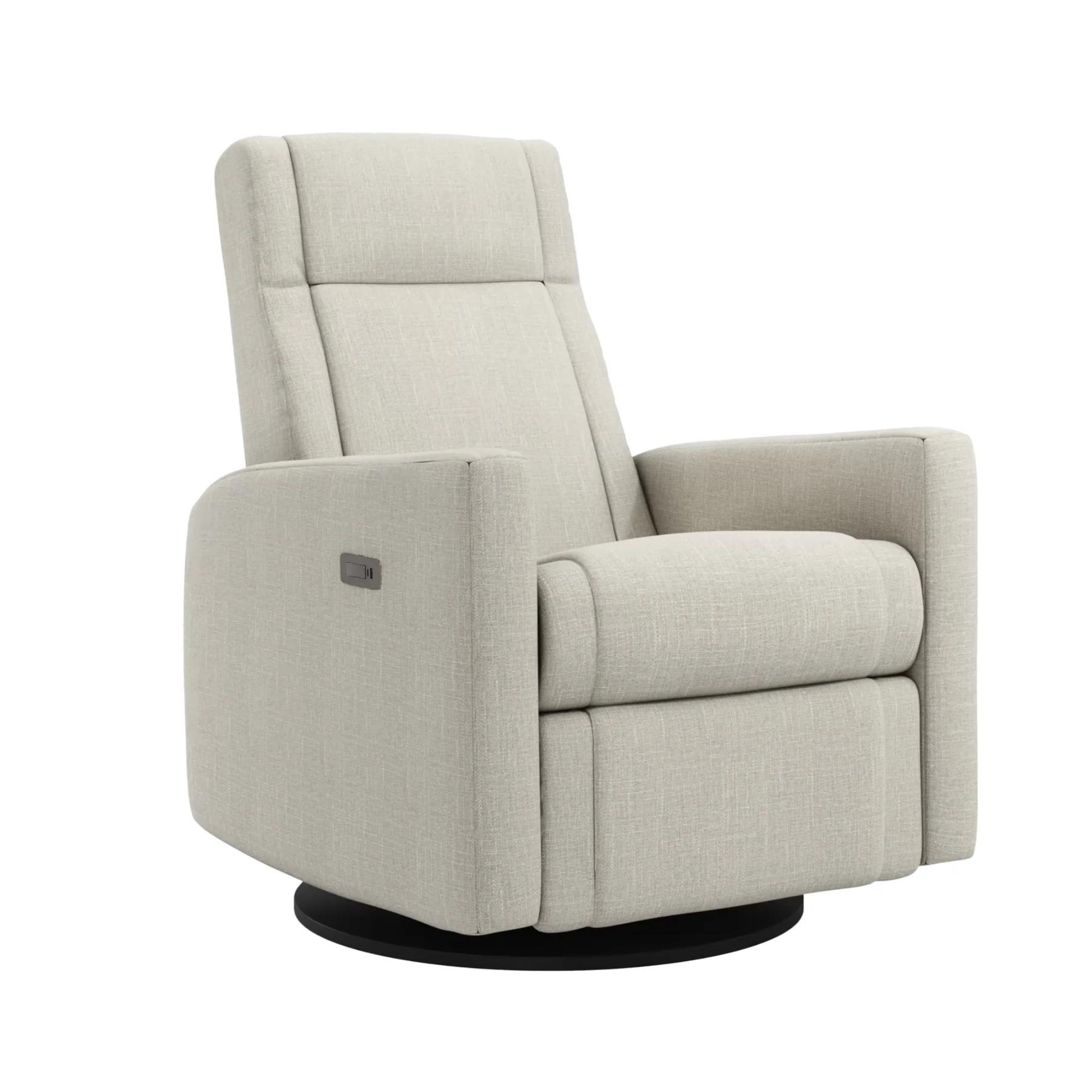 JAYMAR Nelly Swivel Motorized Glider & Recliner with footrest