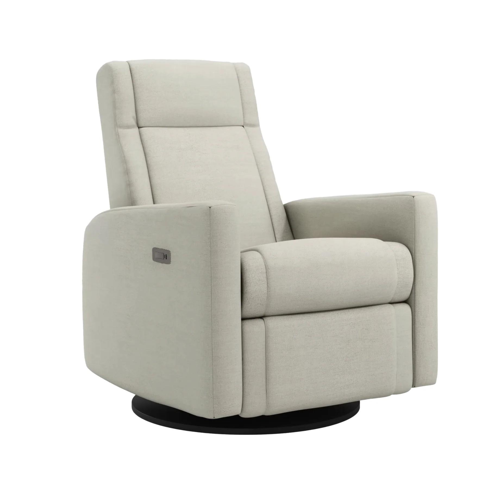 JAYMAR Nelly Swivel Motorized Glider & Recliner with footrest