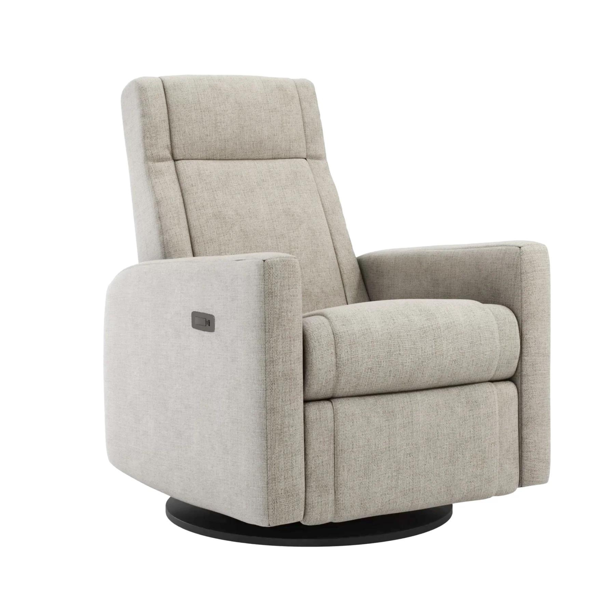 JAYMAR Nelly Swivel Motorized Glider & Recliner with footrest