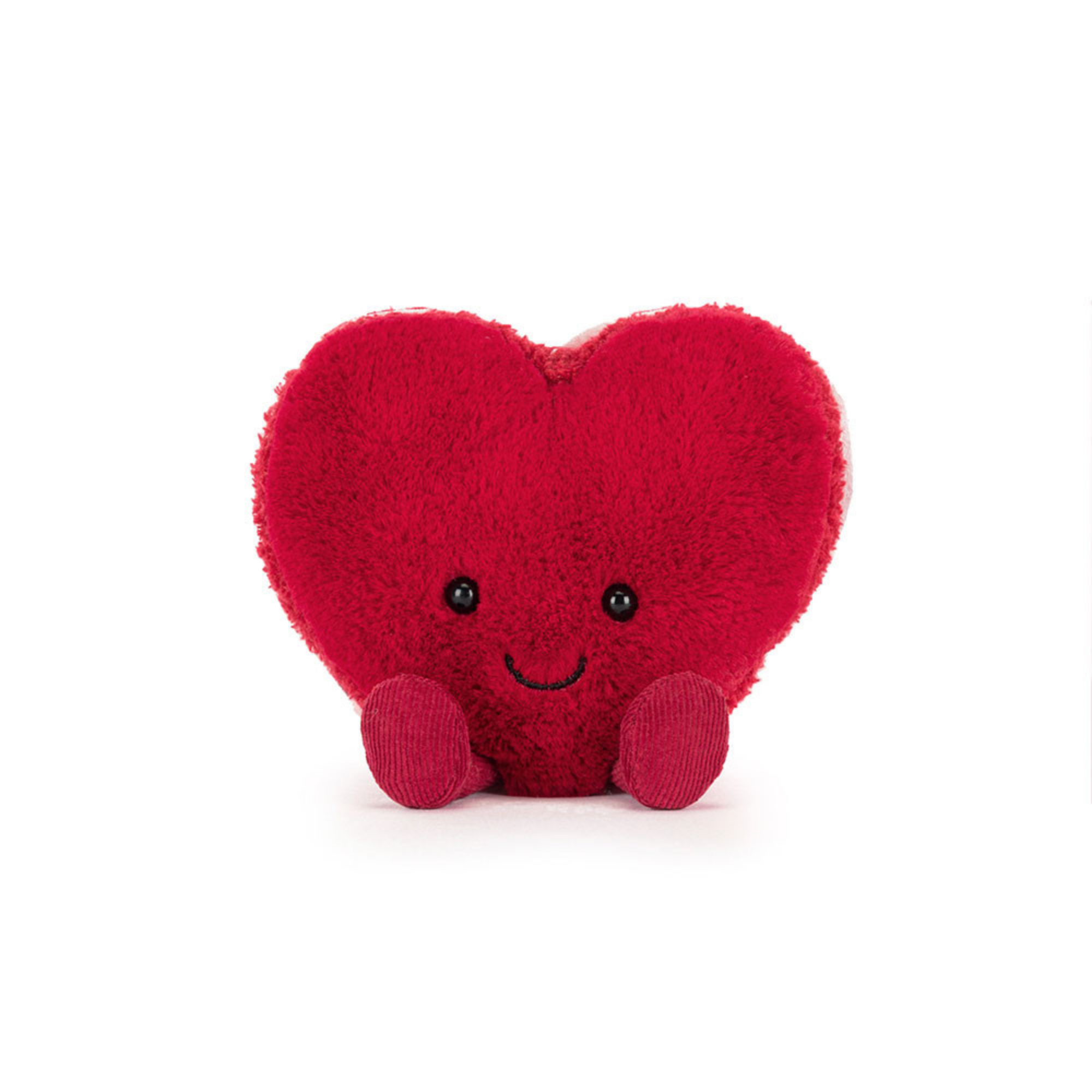 JELLYCAT Amuseables Arlette Heart Macaron - Red