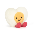 JELLYCAT Amuseables Œuf dur en forme de cœur
