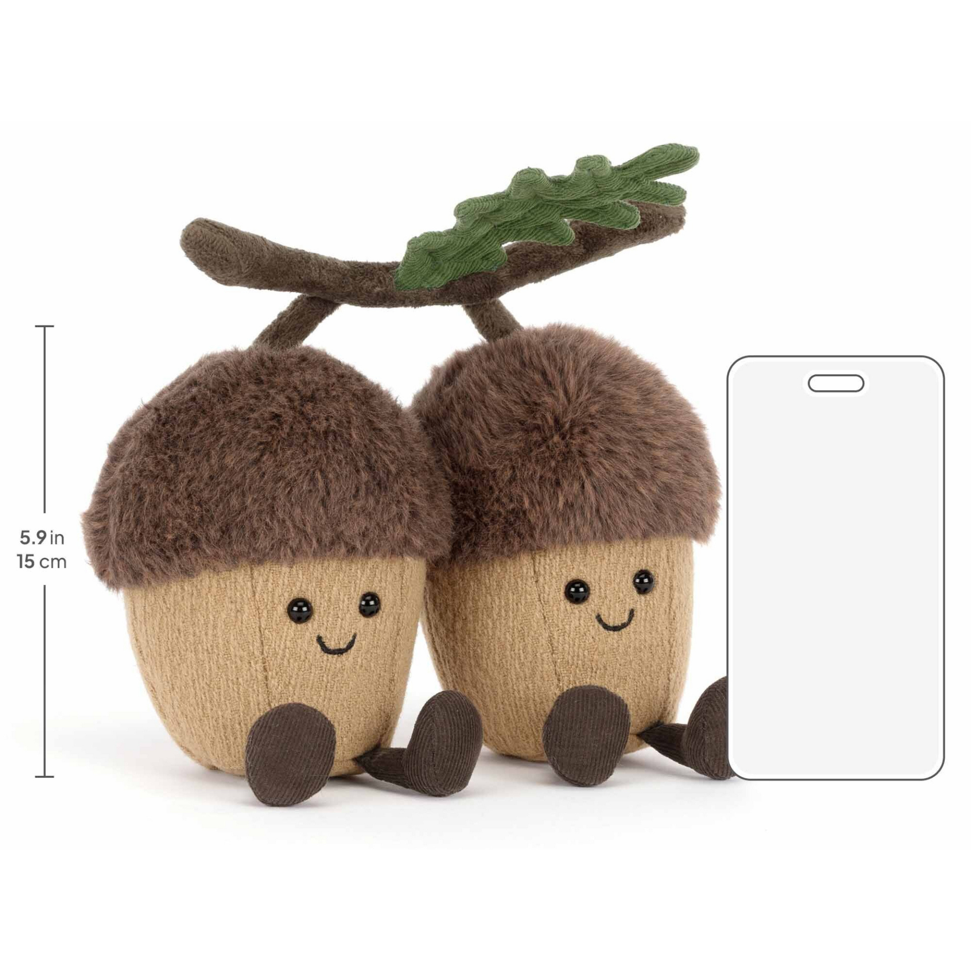 JELLYCAT Amuseables Ort & Tum Acorns