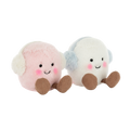 JELLYCAT Amuseables Toastie Pink  and White Marshmallows