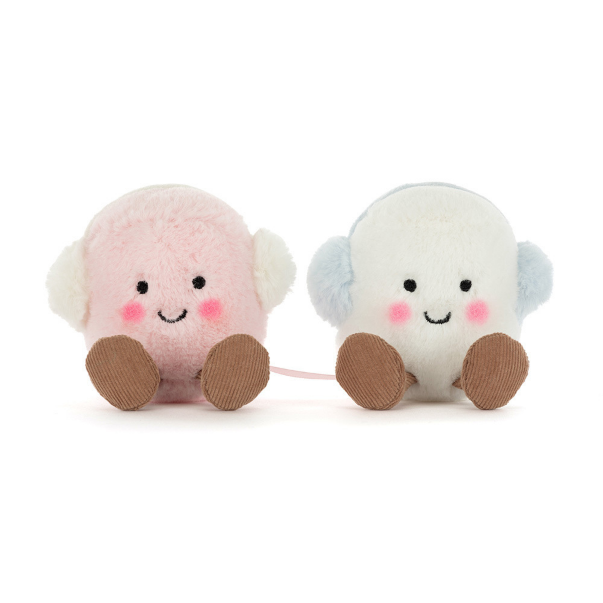 Guimauves roses et blanches JELLYCAT Amuseables Toastie