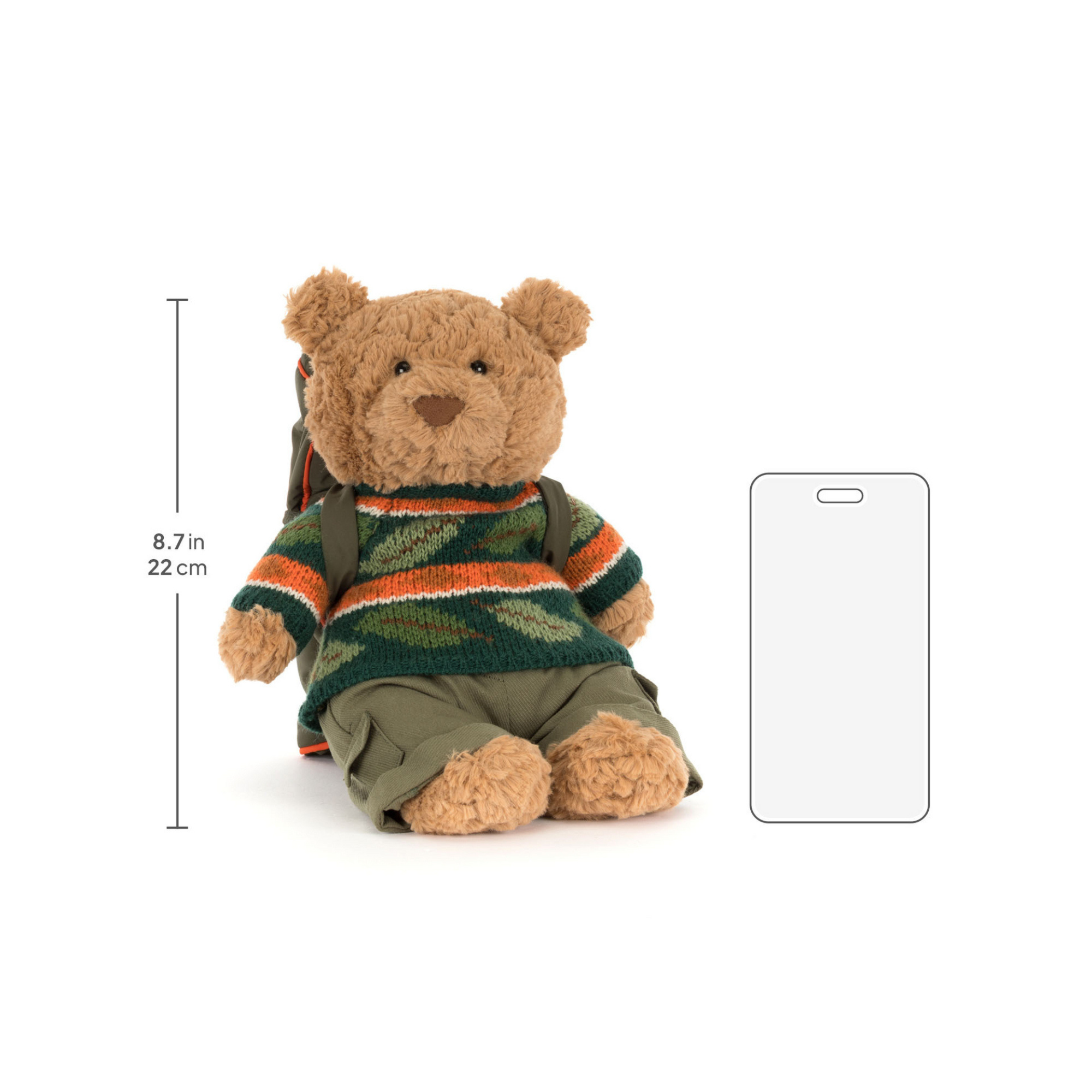 JELLYCAT Bartholomew Bear Hiking Outfit