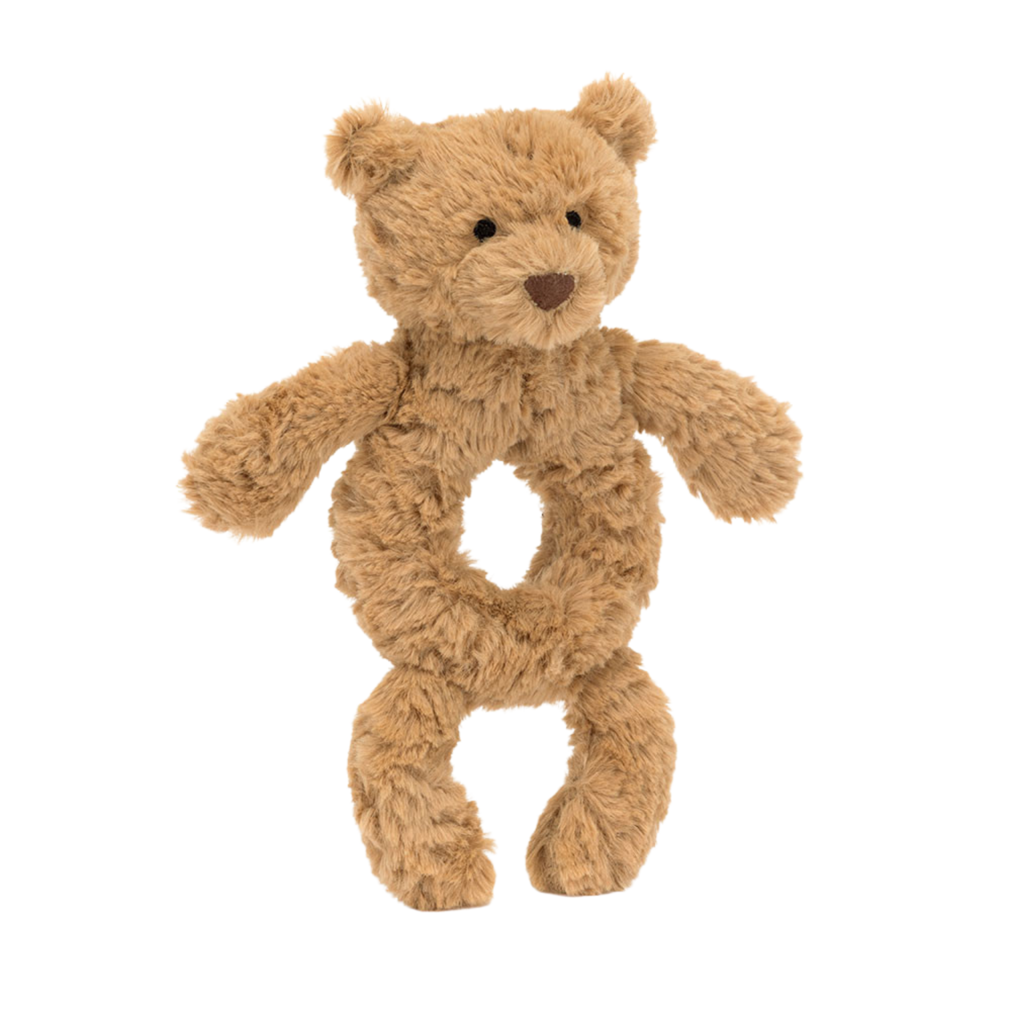 Hochet anneau ours Bartholomew JELLYCAT