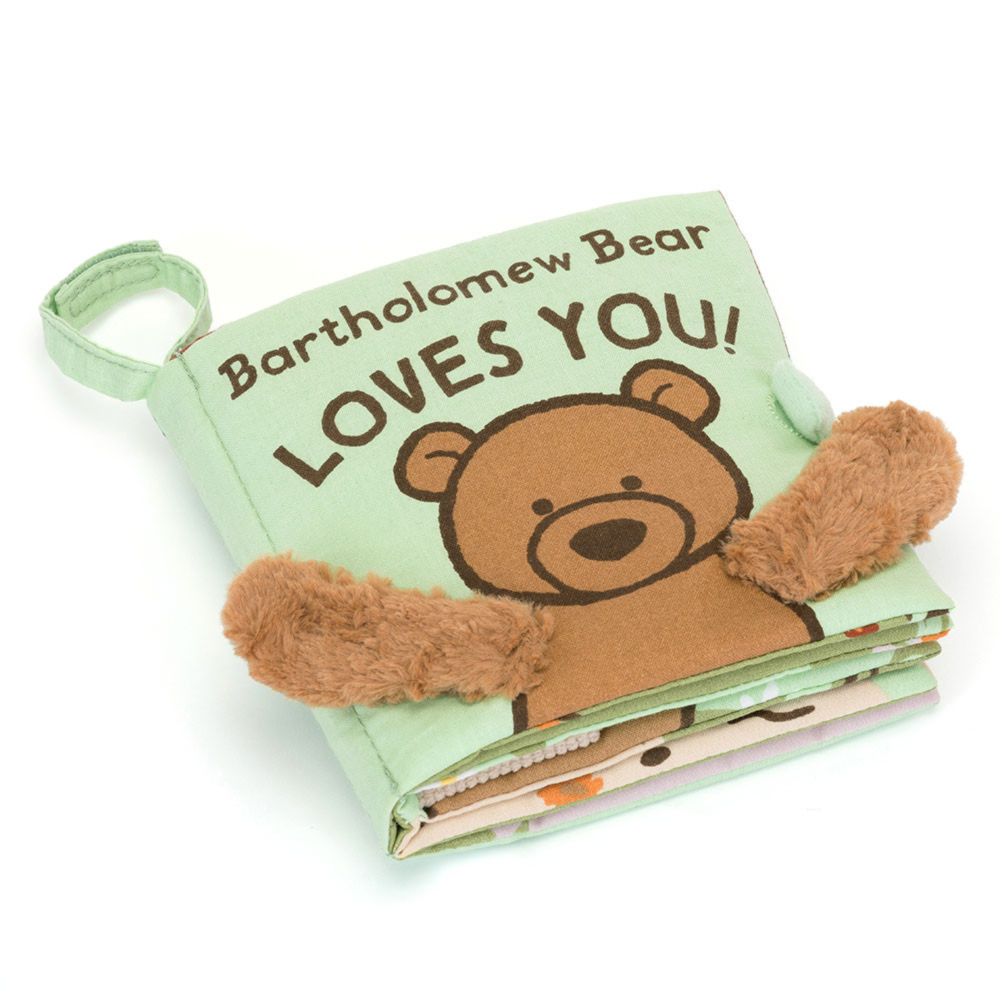 Livre en tissu JELLYCAT Bashful Bartholomew Bear Loves You