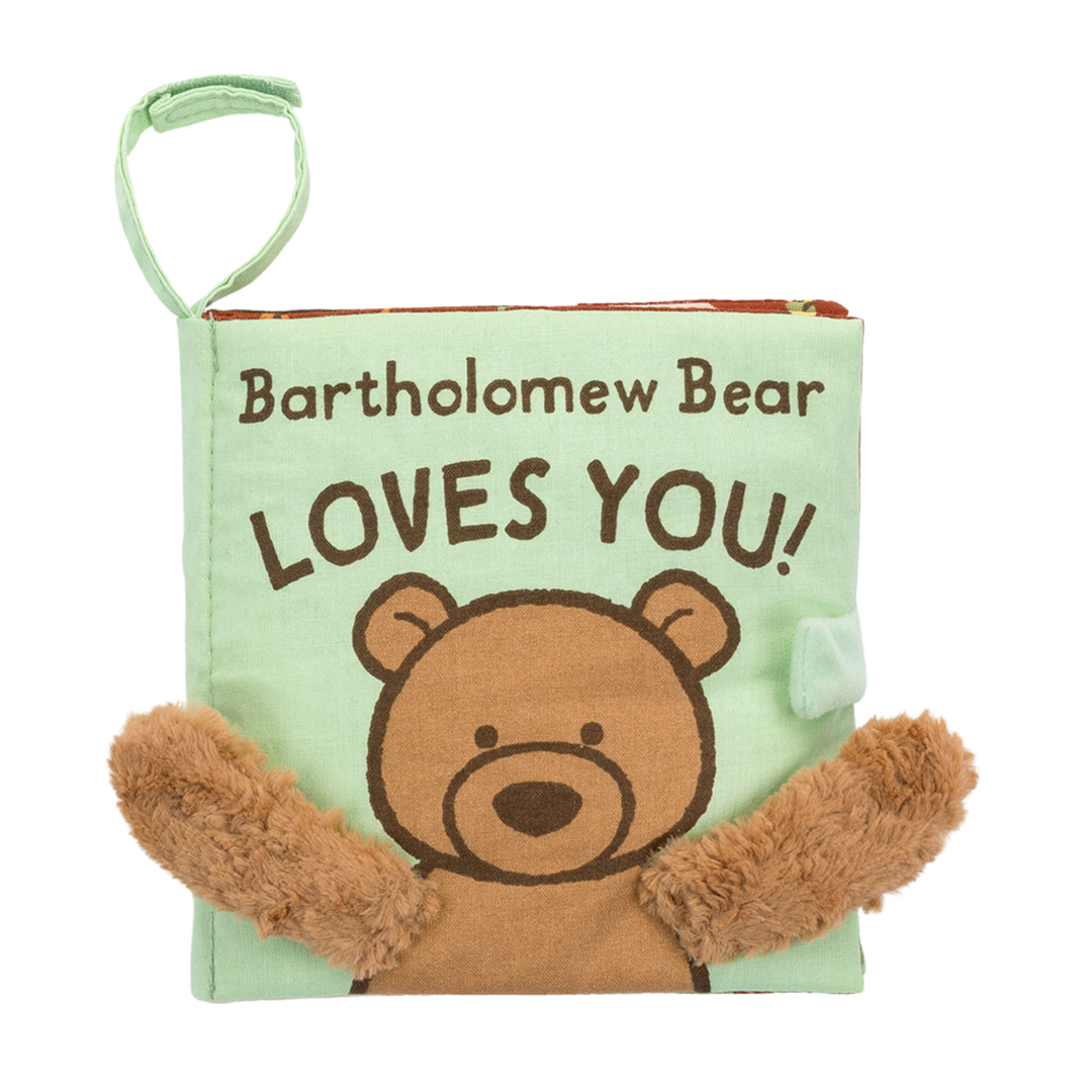 Livre en tissu JELLYCAT Bashful Bartholomew Bear Loves You