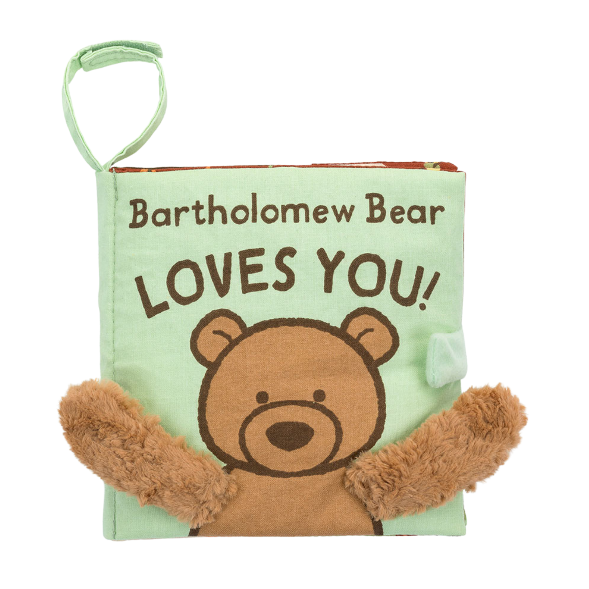 Livre en tissu JELLYCAT Bashful Bartholomew Bear Loves You