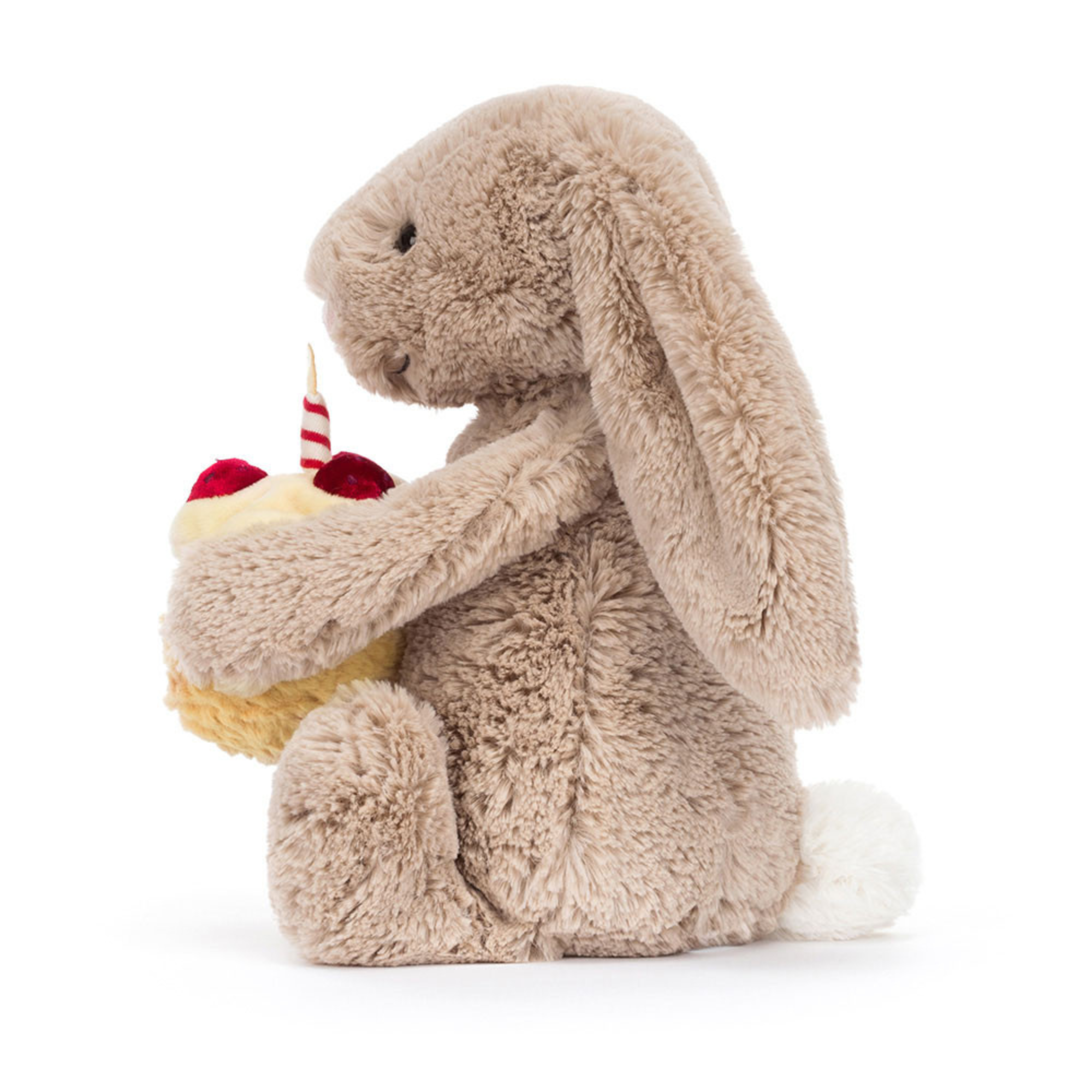 JELLYCAT Lapin beige timide d'anniversaire