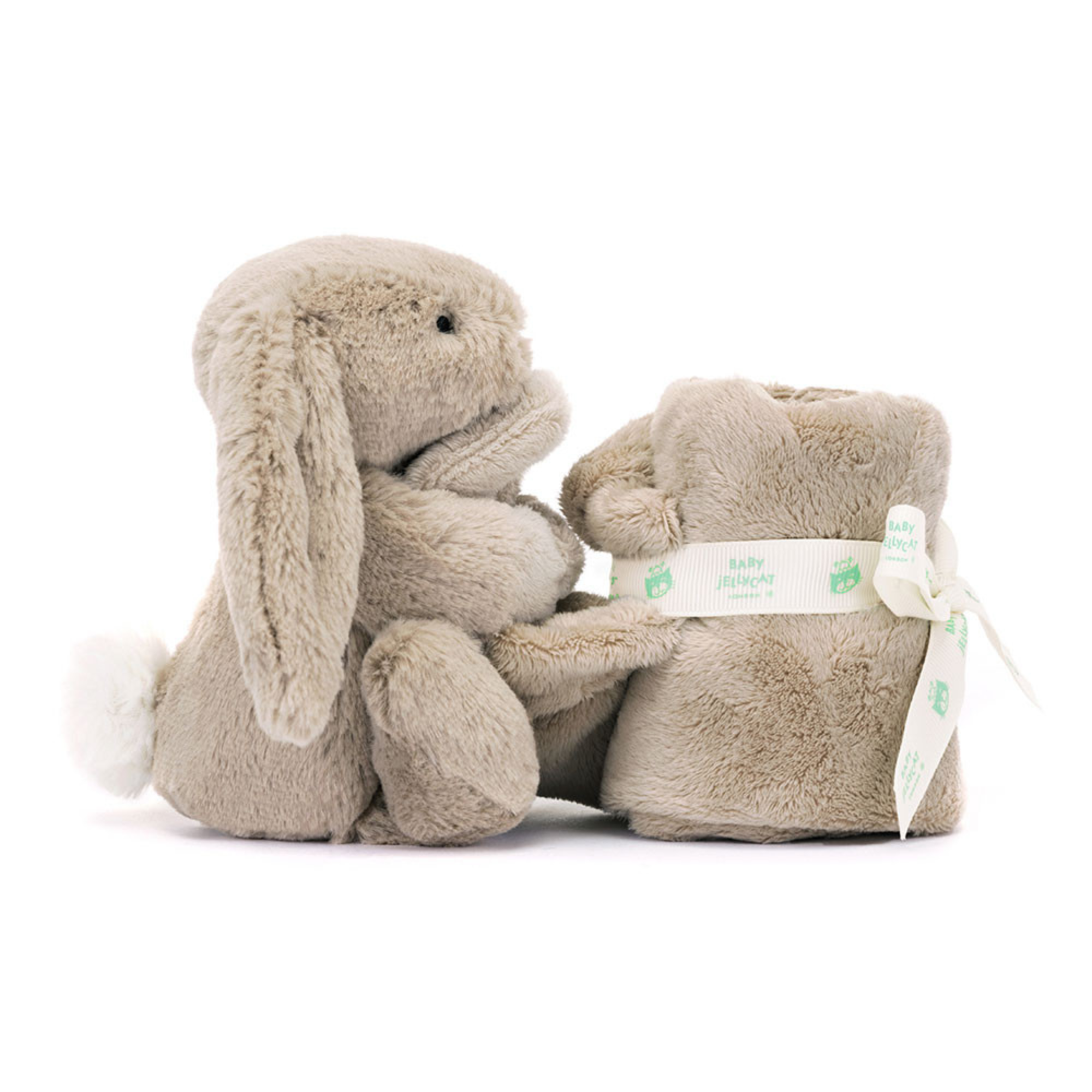 Sucette lapin beige timide JELLYCAT