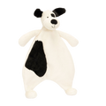 JELLYCAT Bashful Black & White Puppy Comforter