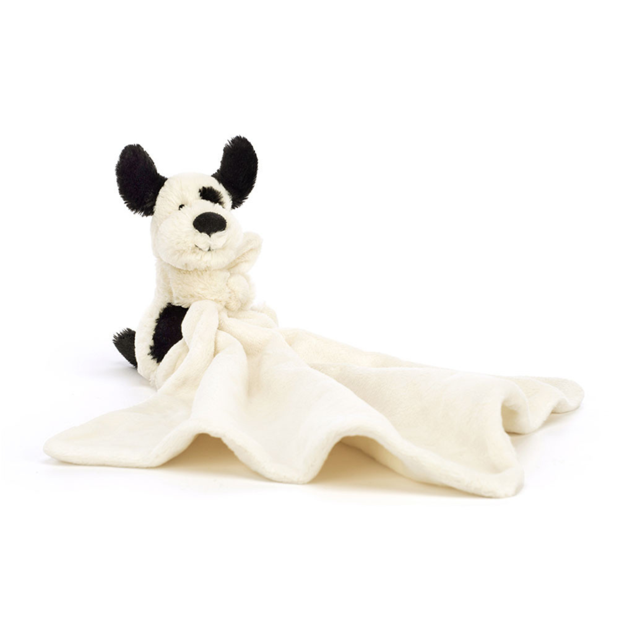 Sucette pour chiots JELLYCAT Bashful noir et blanc