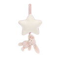 JELLYCAT Bashful Blush Bunny Musical Pull