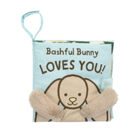 Thumbnail for JELLYCAT Bashful Bunny Loves You Fabric Book