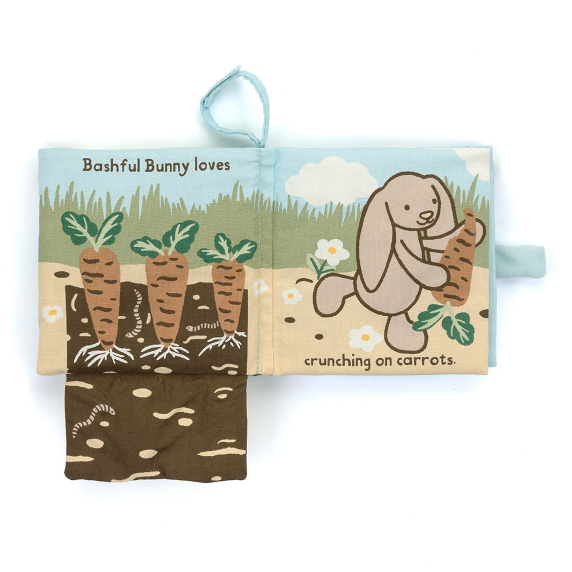 Livre en tissu JELLYCAT Bashful Bunny Loves You