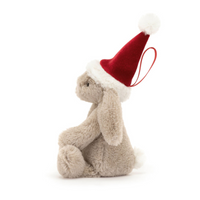 Thumbnail for JELLYCAT Bashful Christmas Bunny Ornament