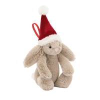 Thumbnail for JELLYCAT Bashful Christmas Bunny Ornament