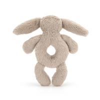 Thumbnail for JELLYCAT Bashful Cream Bunny Ring Rattle