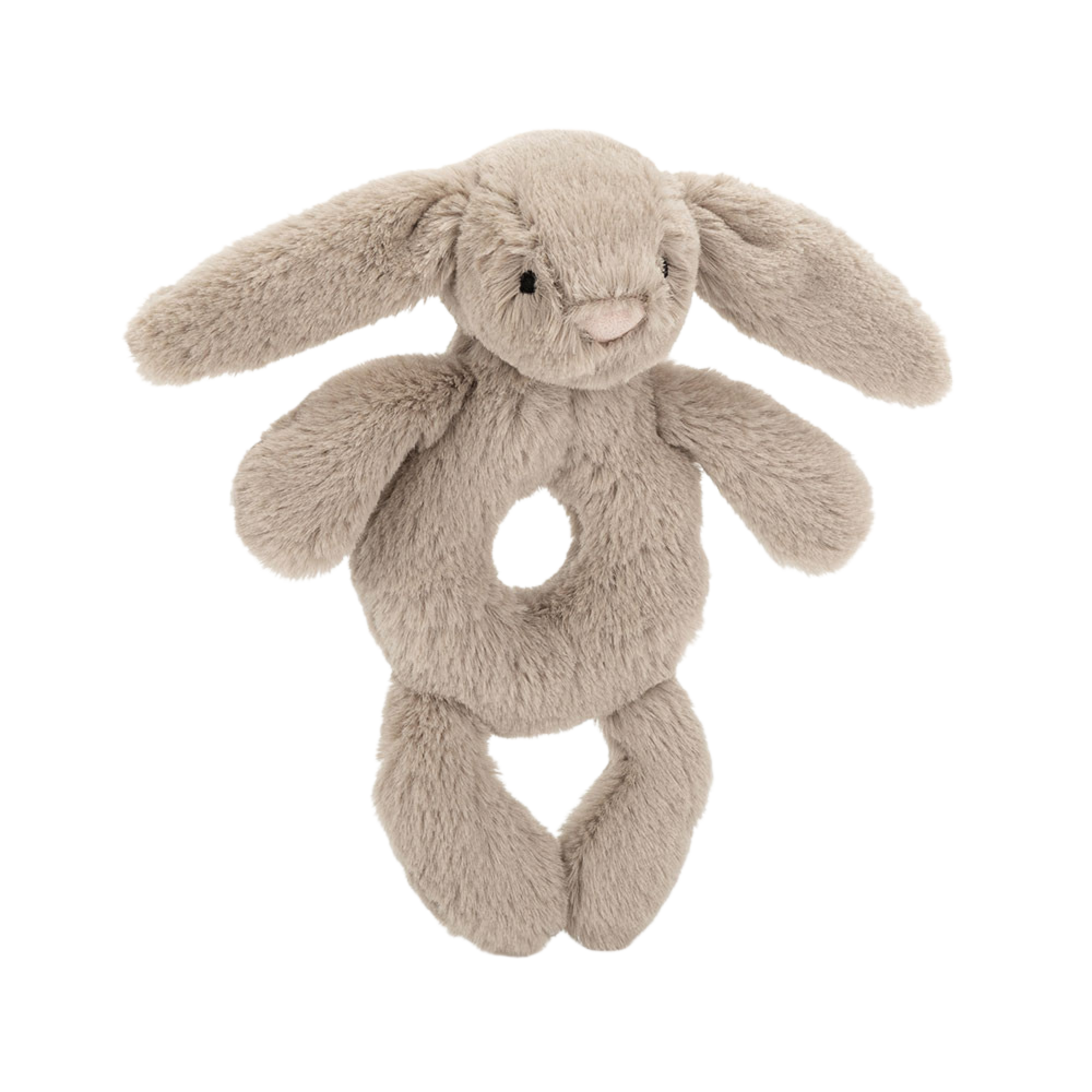 Hochet anneau lapin crème timide JELLYCAT