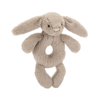 Thumbnail for JELLYCAT Bashful Cream Bunny Ring Rattle