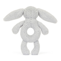 Thumbnail for JELLYCAT Bashful Grey Bunny Ring Rattle