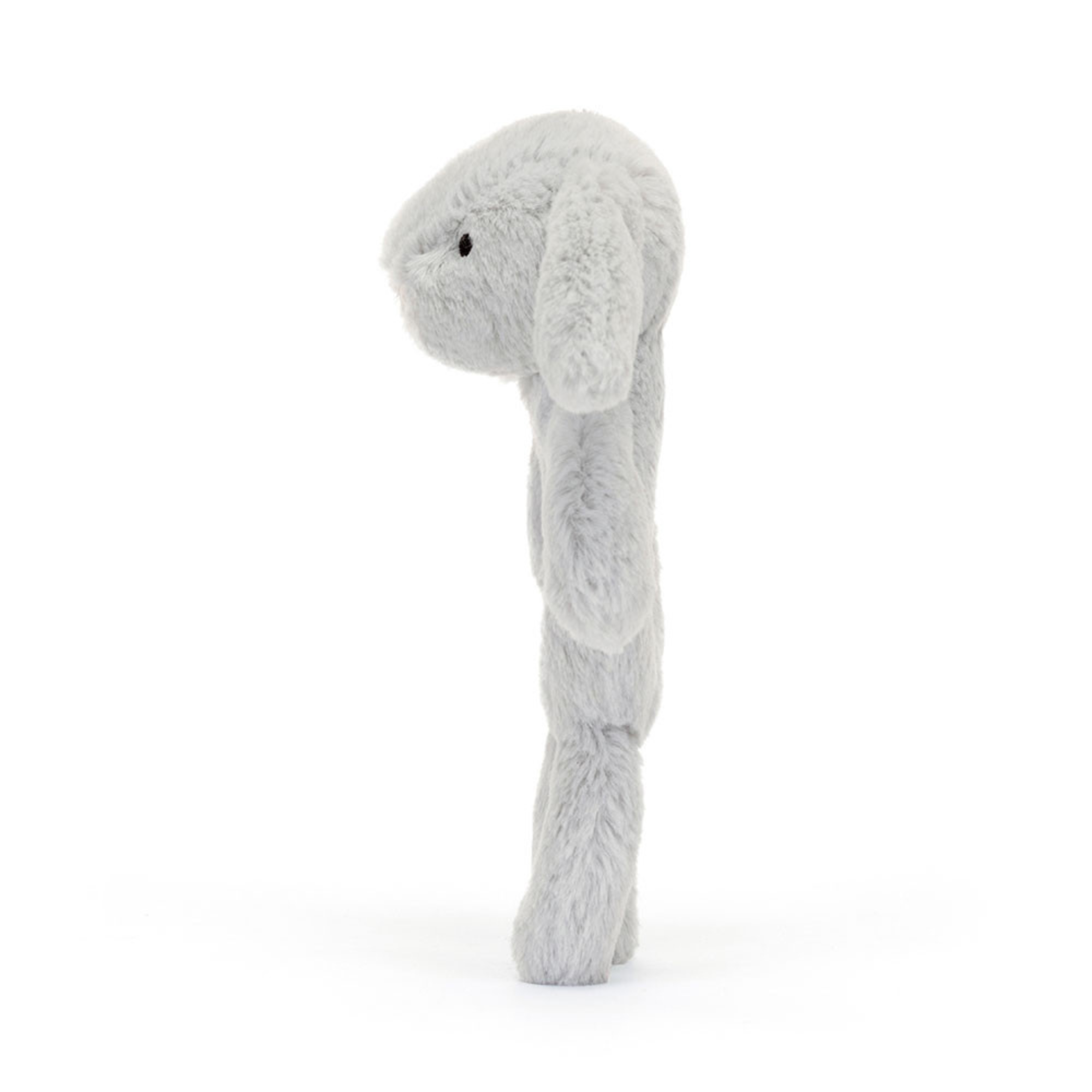 Hochet anneau lapin gris timide JELLYCAT