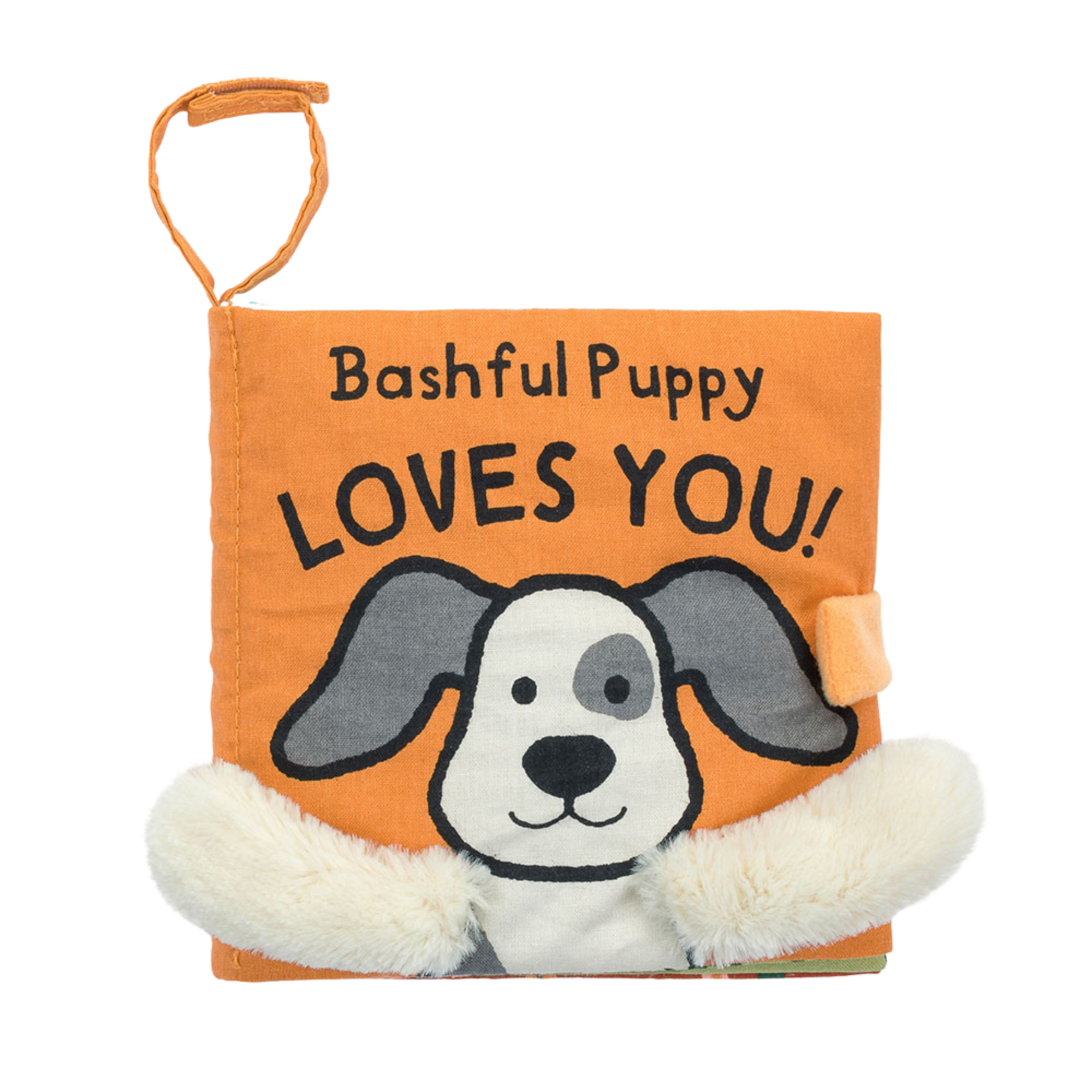 JELLYCAT Bashful Puppy Loves You Fabric Book
