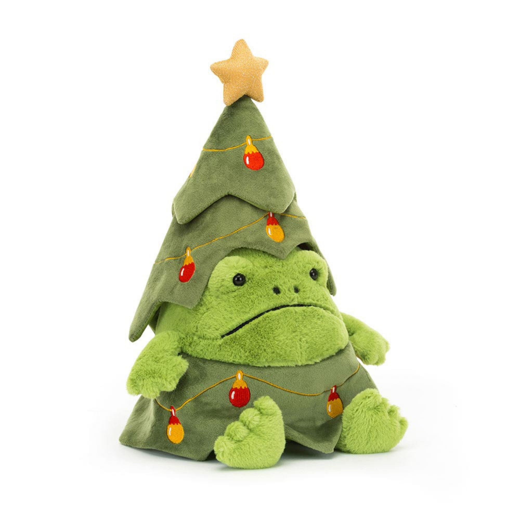 JELLYCAT Christmas Tree Ricky Rain Frog
