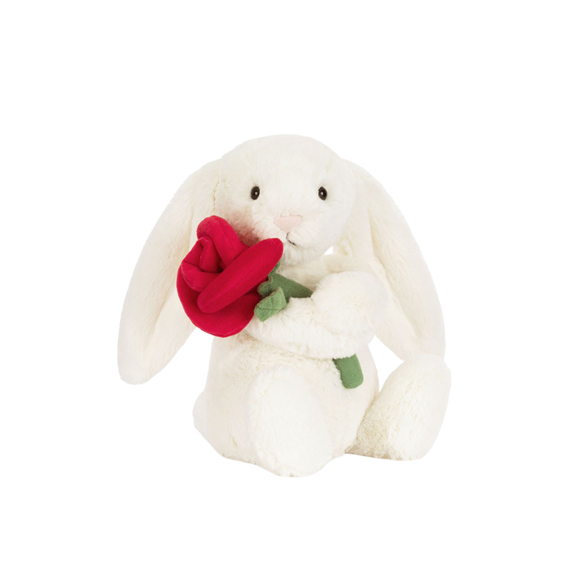 JELLYCAT Cream Bunny with Rose