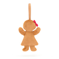 Thumbnail for JELLYCAT Festive Folly Gingerbread Ruby Ornament