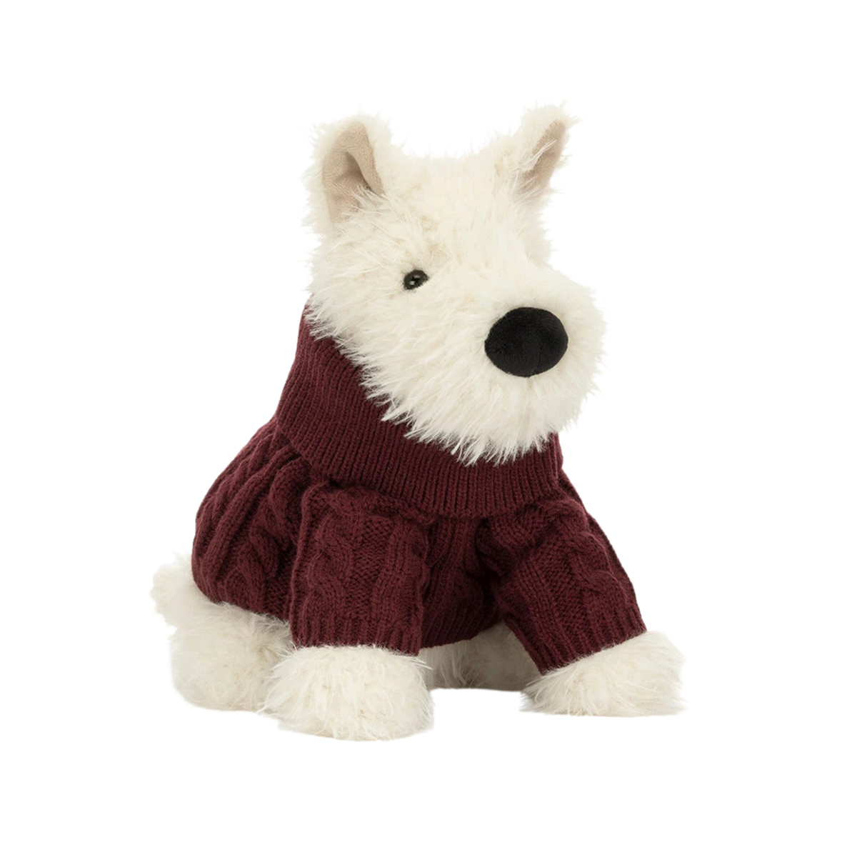 JELLYCAT Munro Scottie Dog Winter Jumper Outfit
