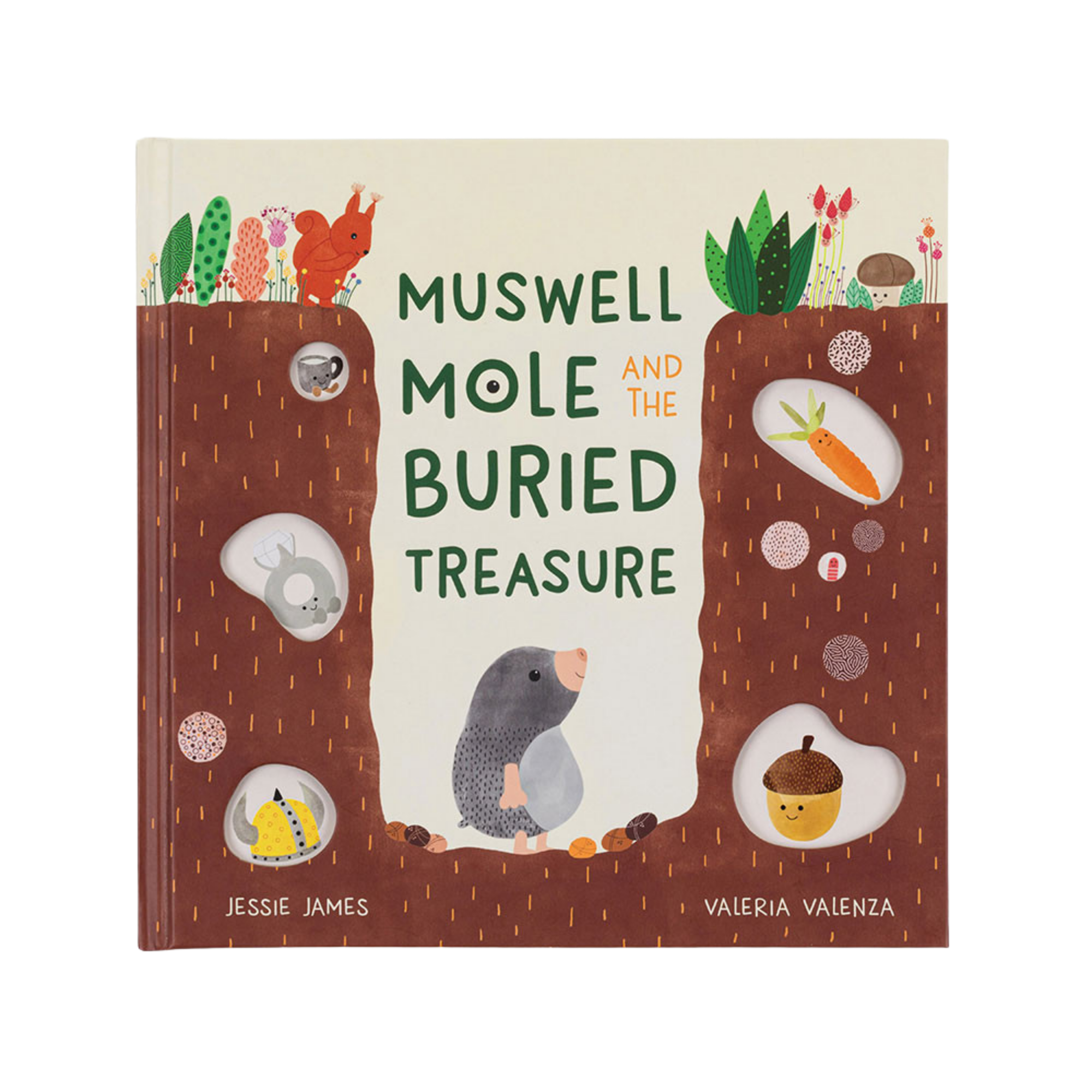 JELLYCAT Muswell Mole and the Buried Treasure Book