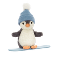 JELLYCAT Peanut Penguin Snowboarding - Petit