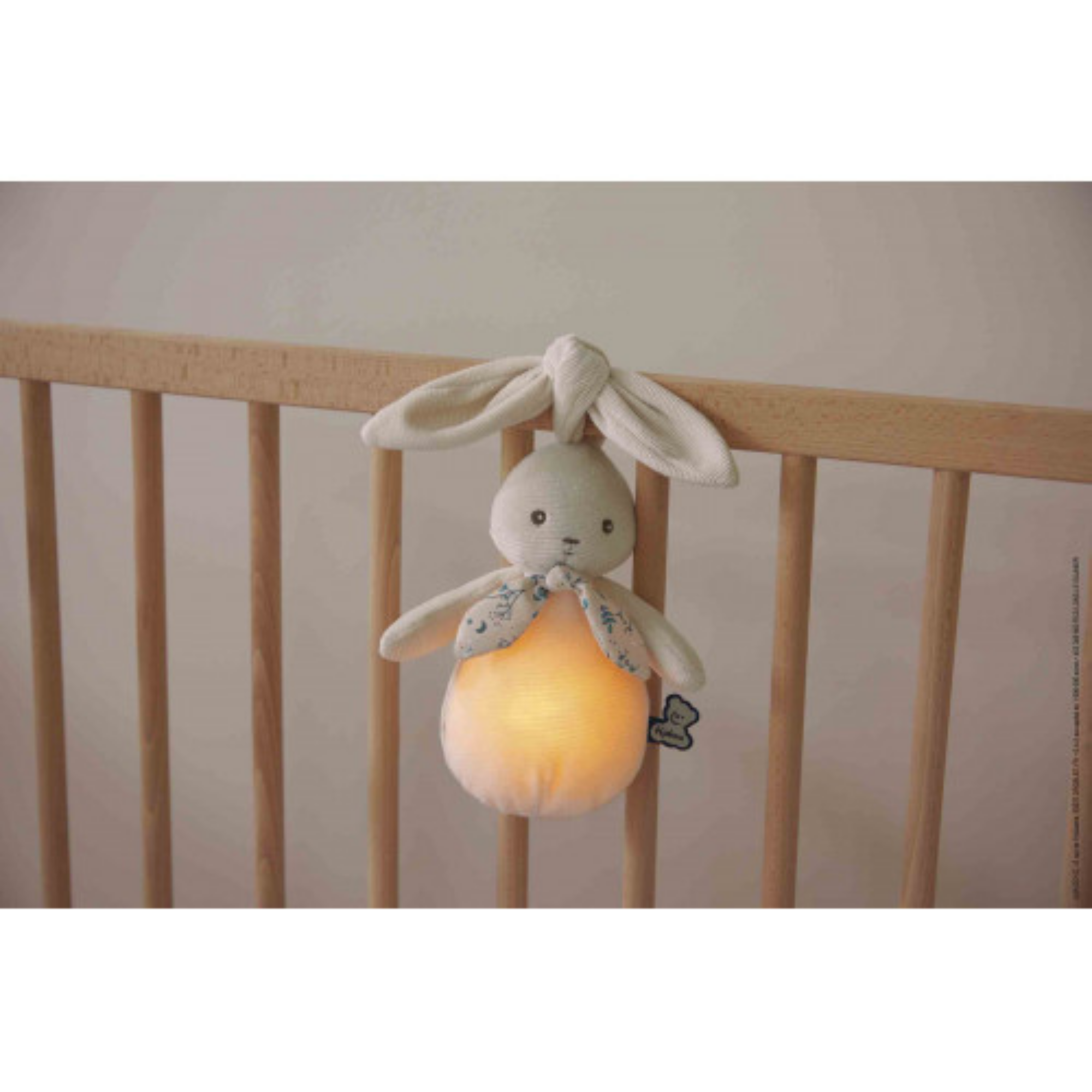 KALOO Cream Rabbit Nighlight Plush