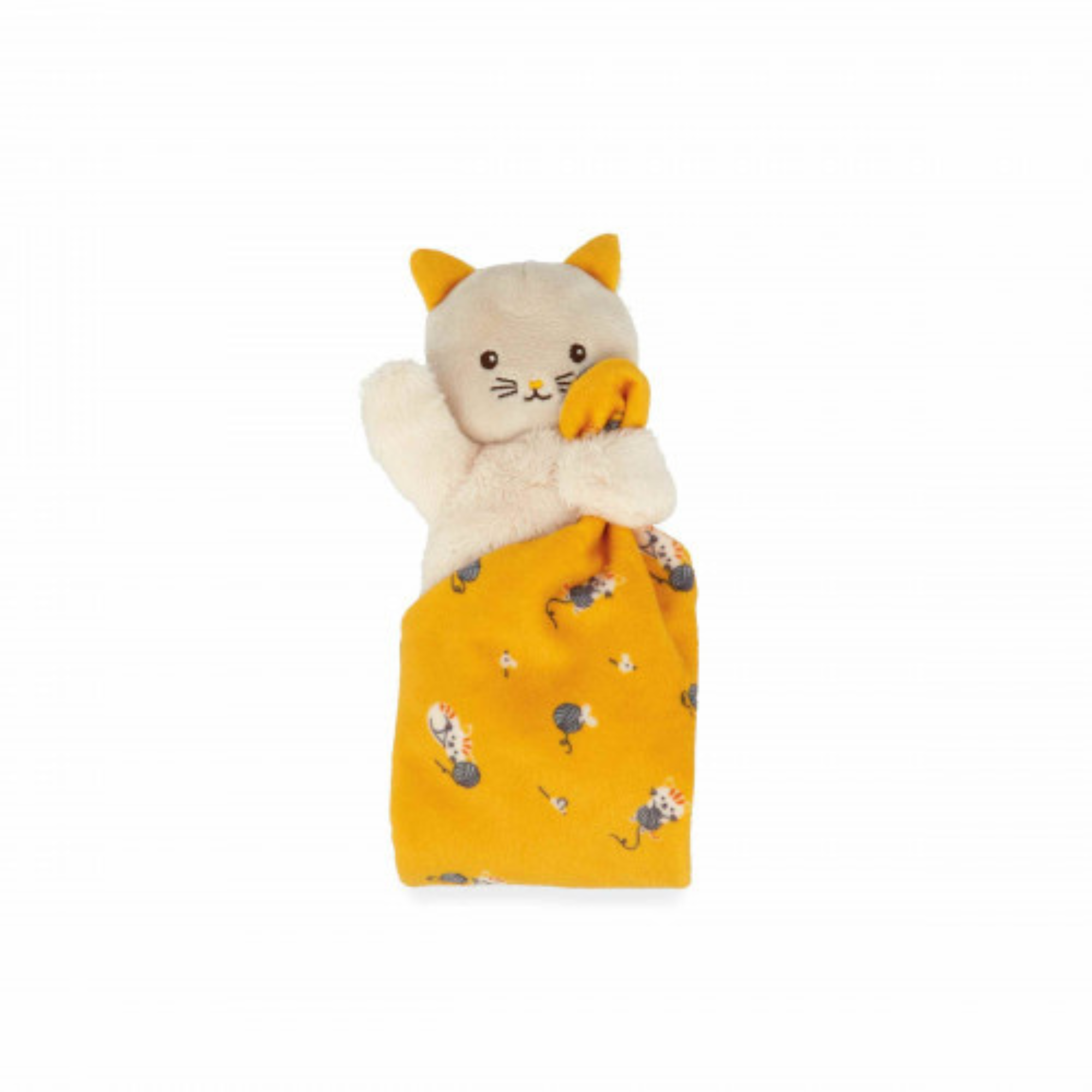 KALOO Doudou Cat - Yellow