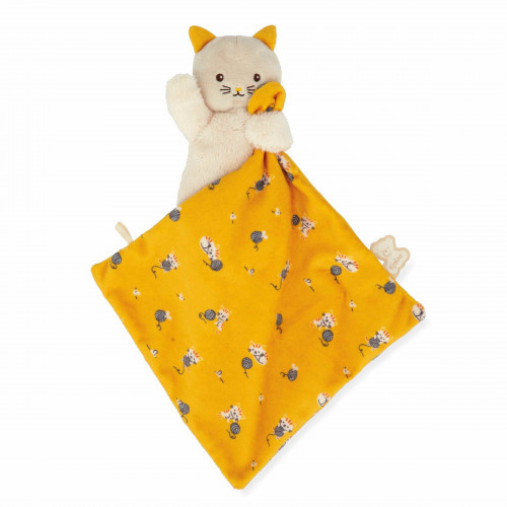 KALOO Doudou Cat - Yellow
