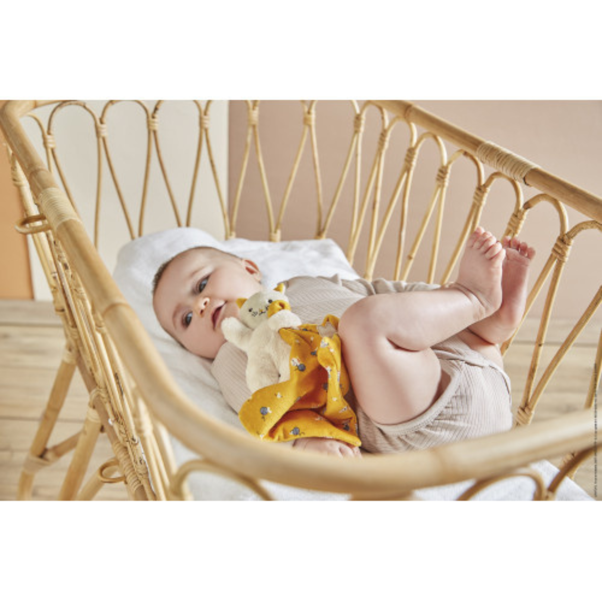 KALOO Doudou Cat - Yellow