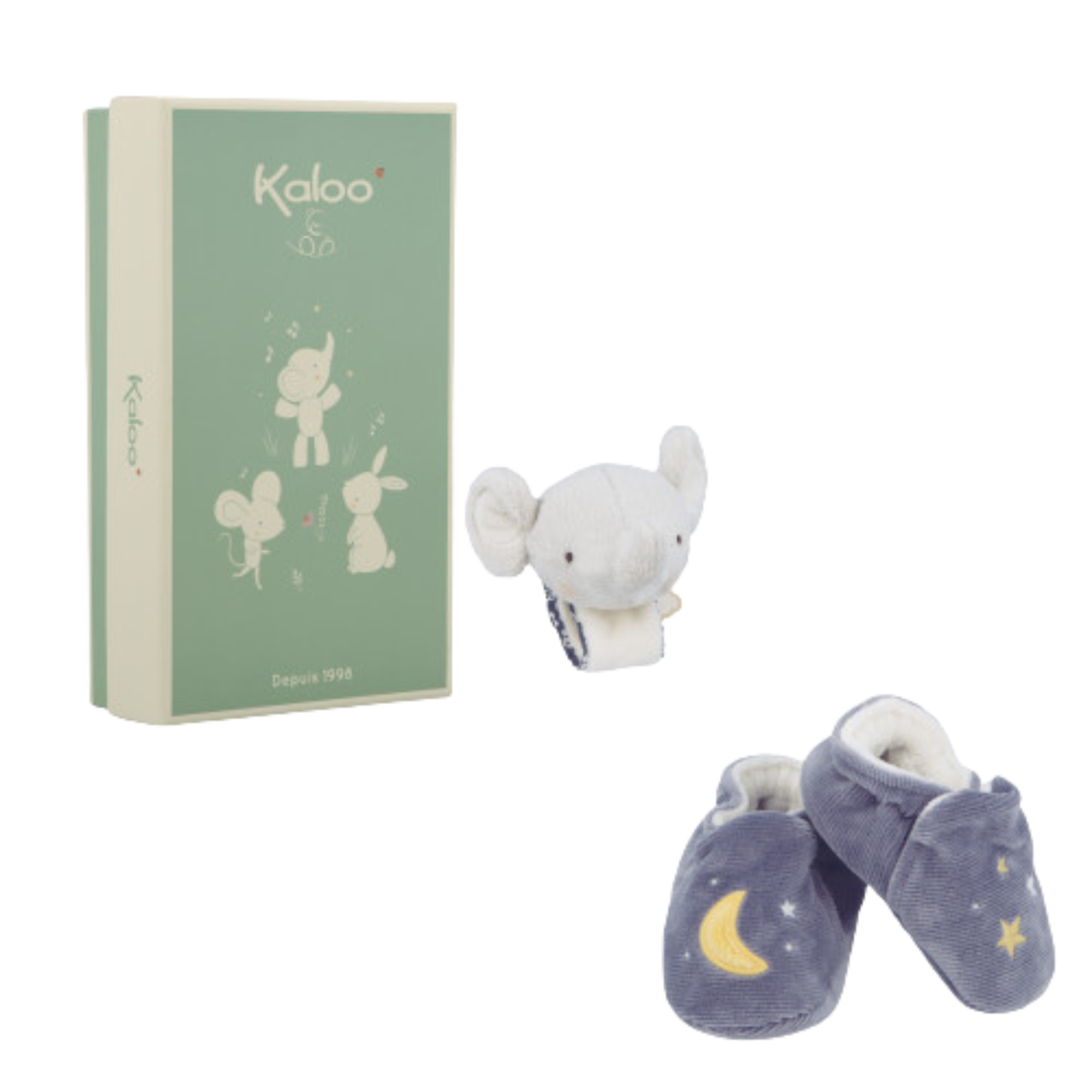 KALOO Elephant Sound Wristband and Slippers