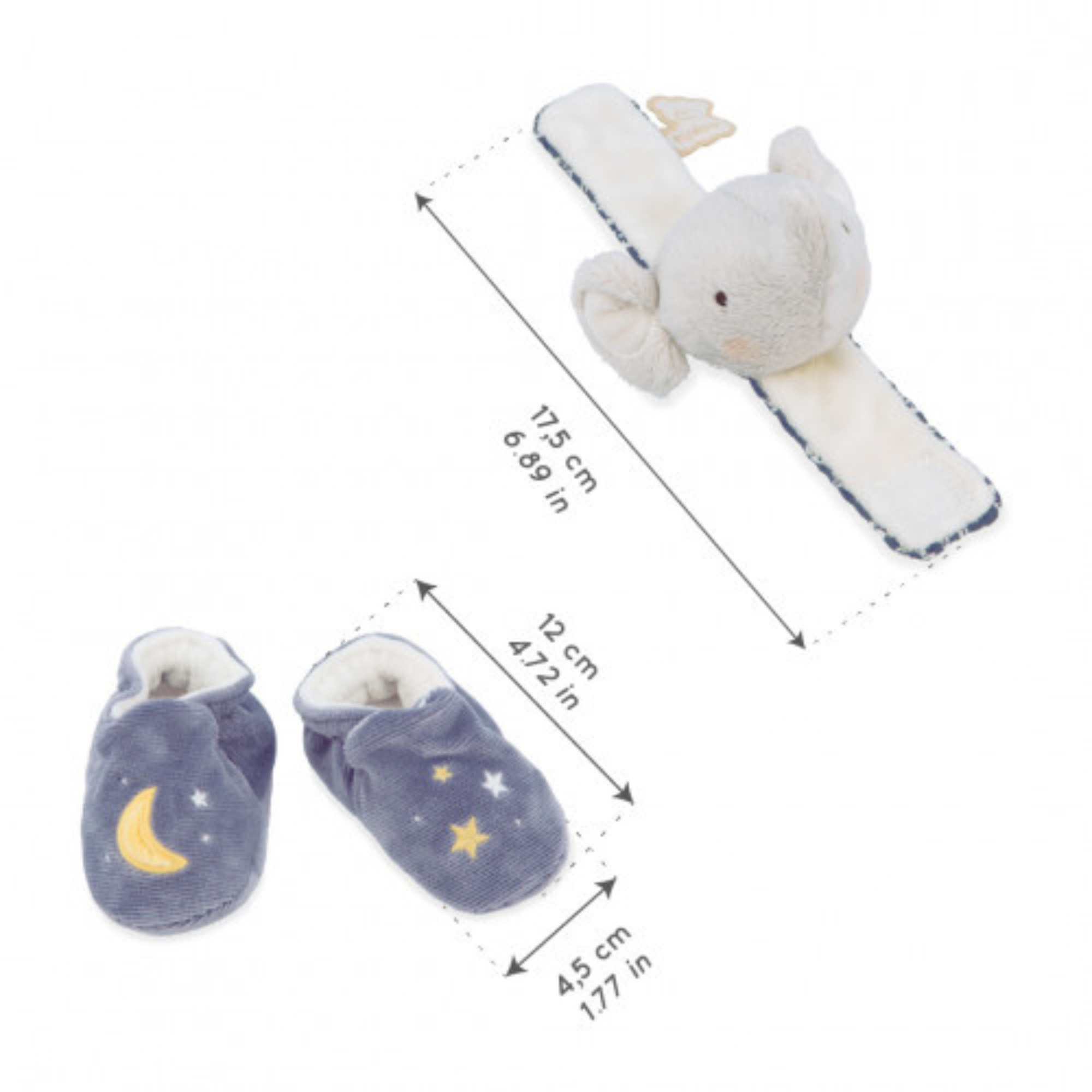 KALOO Elephant Sound Wristband and Slippers