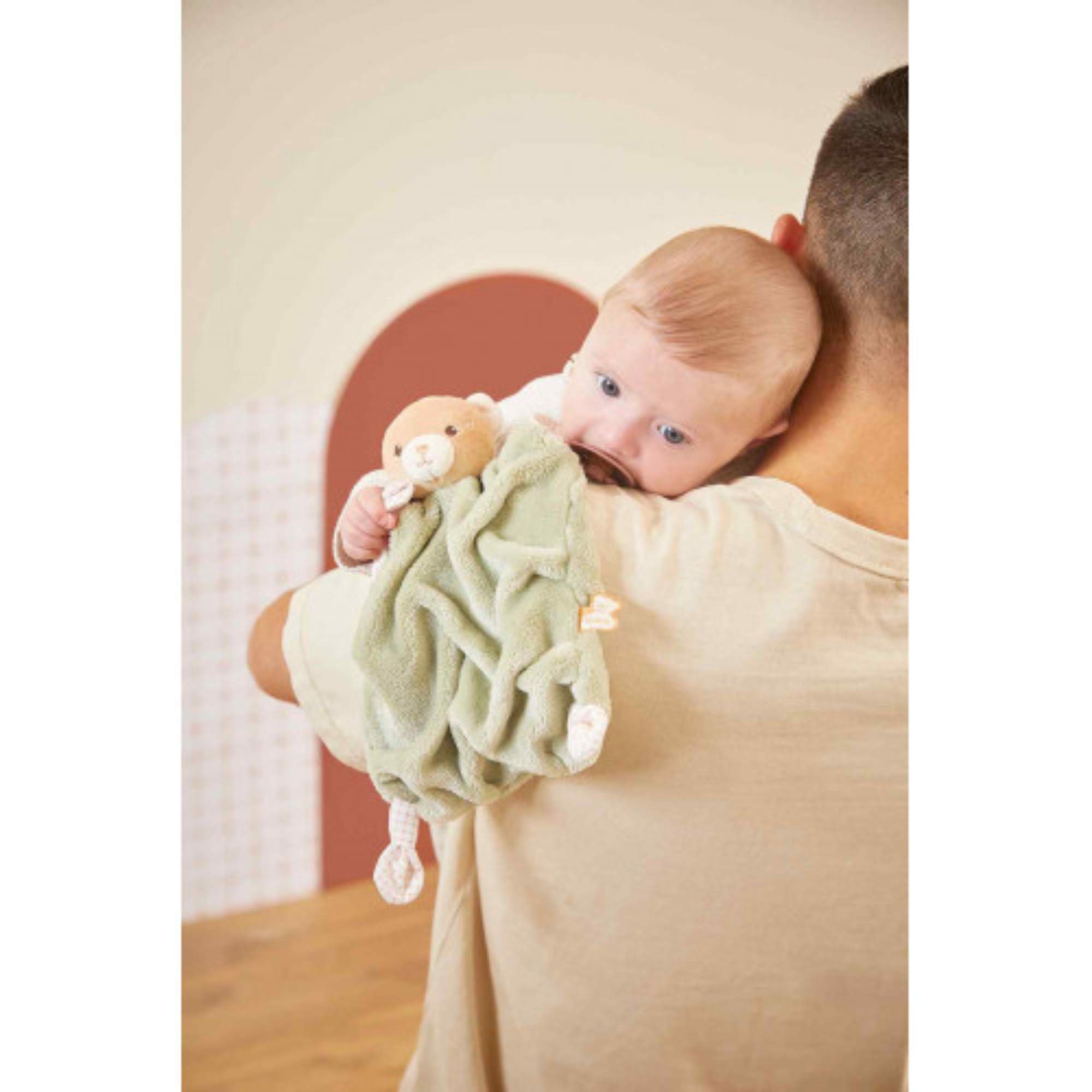 KALOO Green Bear Comforter Intemporel