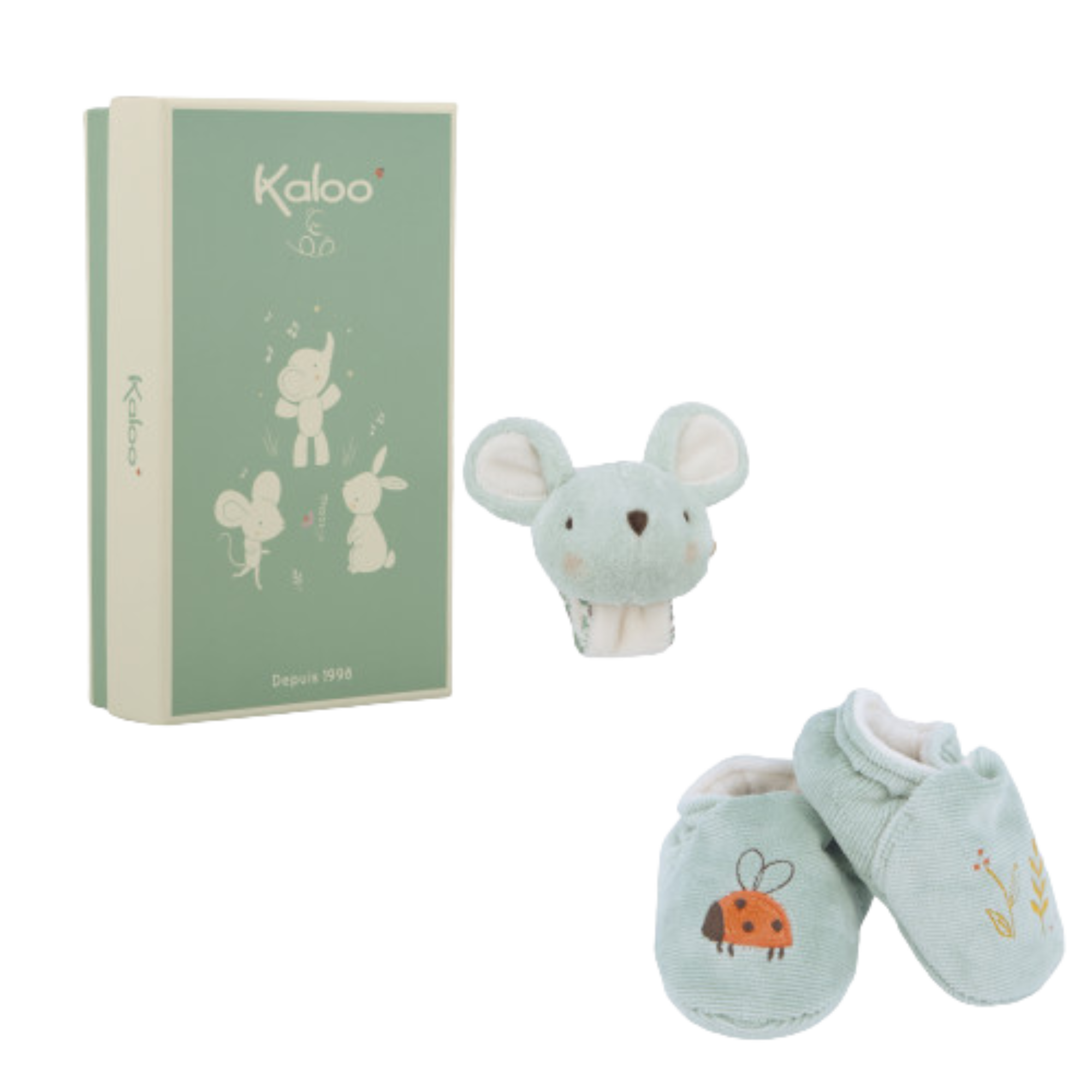 KALOO Mouse Sound Wristband and Slippers