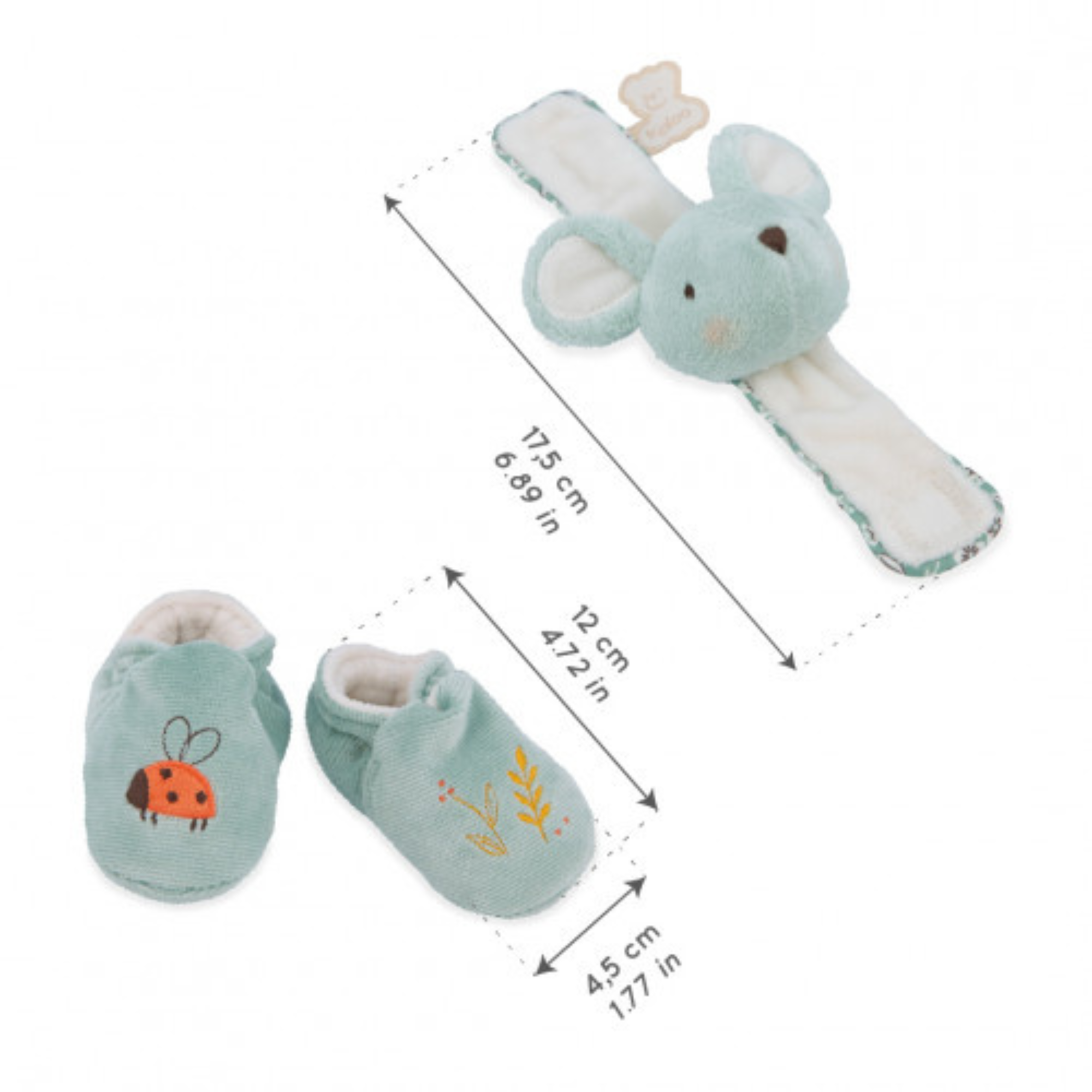 KALOO Mouse Sound Wristband and Slippers