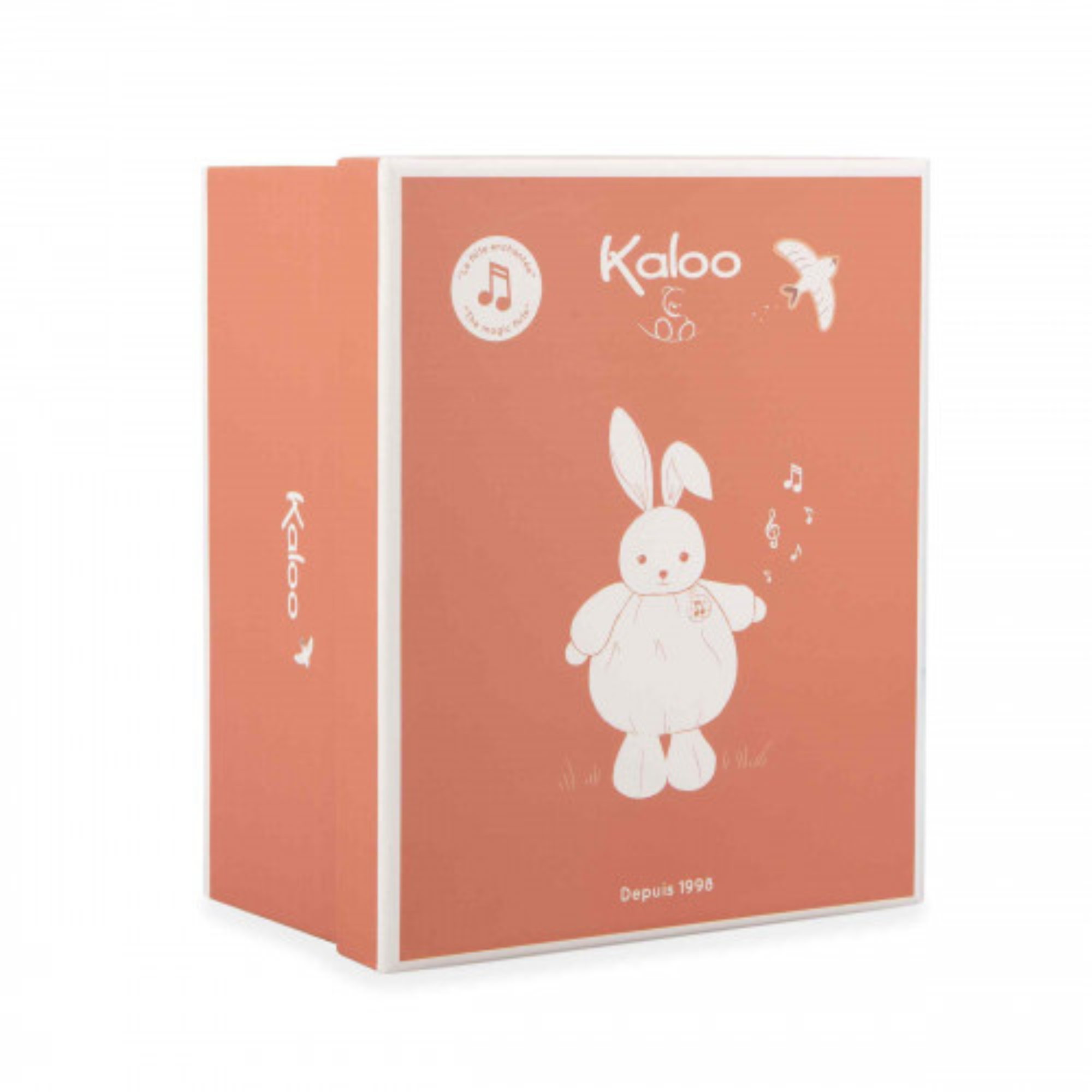 KALOO Musical Dark Pink Bunny Intemporel - 17cm