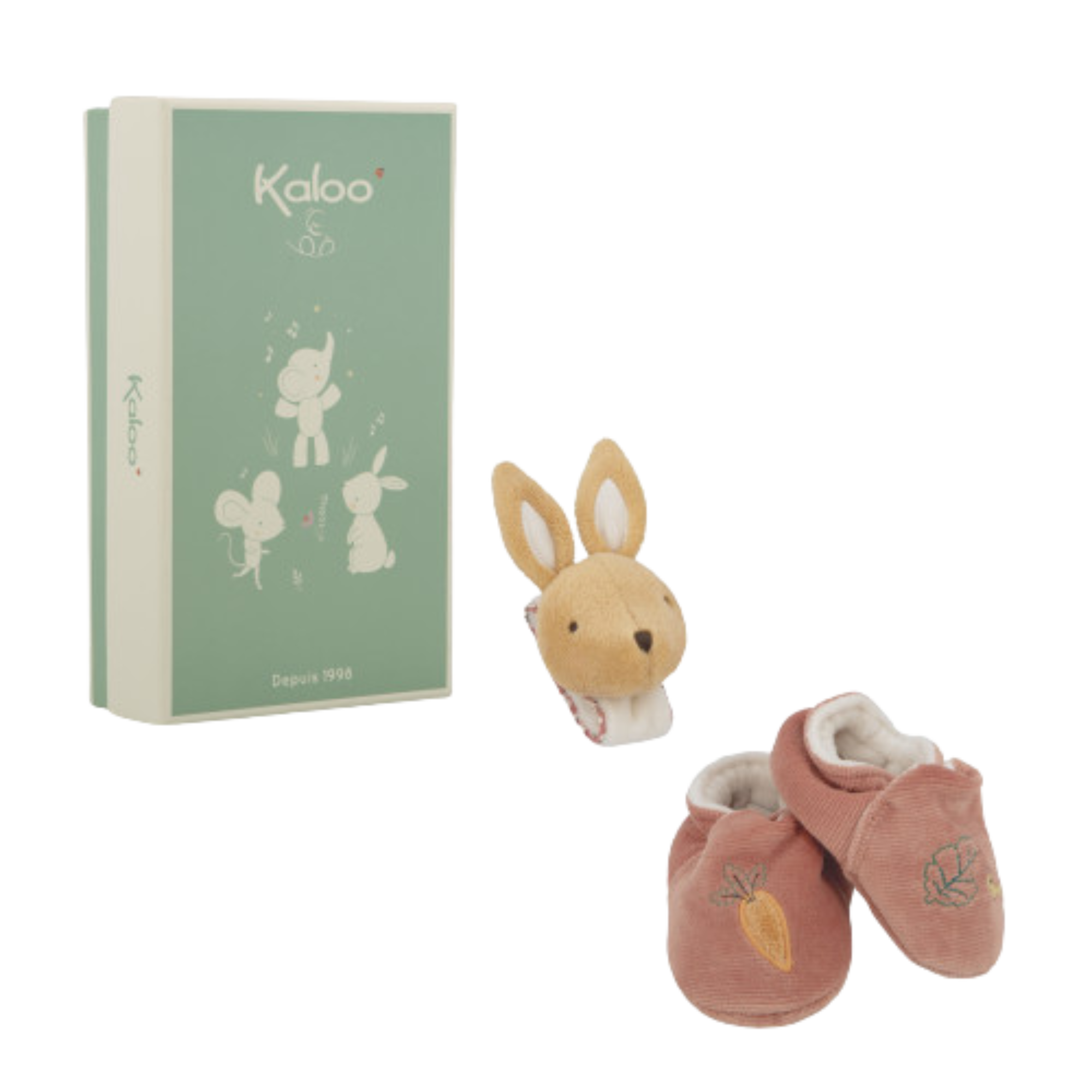 KALOO Rabbit Sound Wristband and Slippers