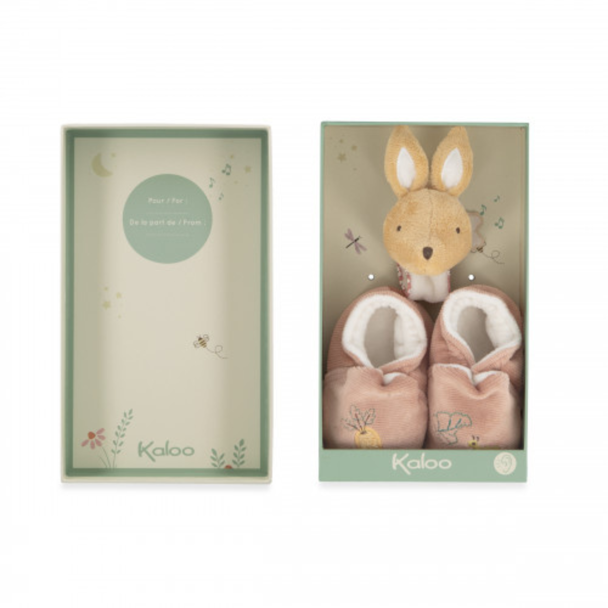 KALOO Rabbit Sound Wristband and Slippers