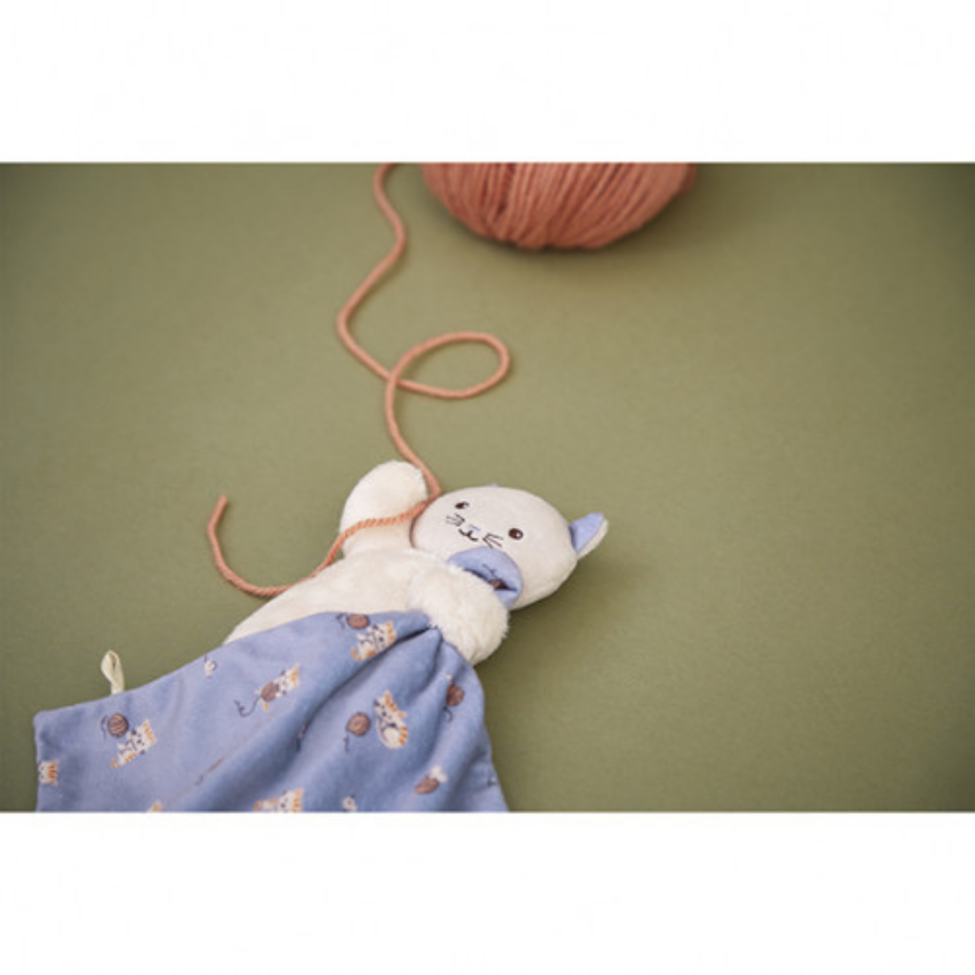 KALOO Soft Square Cat Plush Toy - Lilac