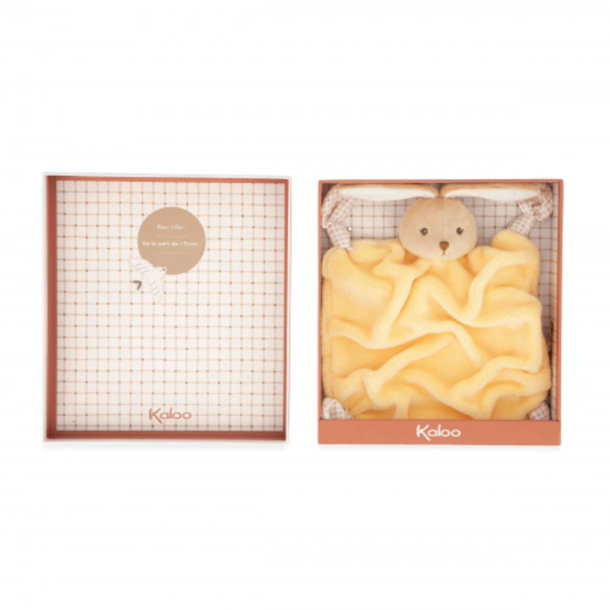 KALOO Yellow Bunny Comforter Intemporel