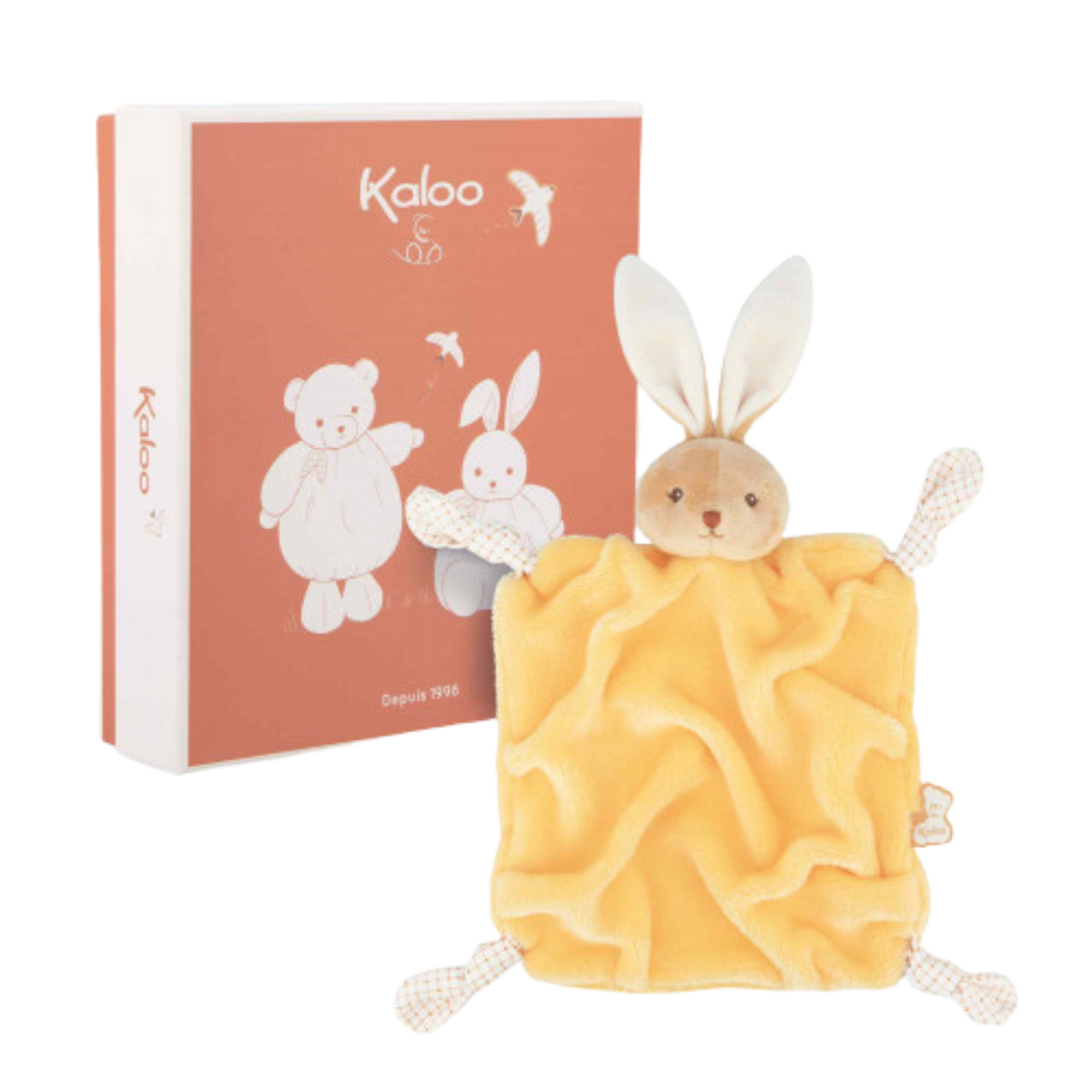 KALOO Yellow Bunny Comforter Intemporel